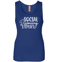 Social Distancing Expert Tank Top