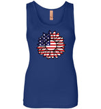 Sunflower American Flag Tank Top