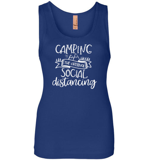 Camping the Original Social Distancing Tank Top