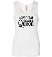 Social Distancing Queen Tank Top