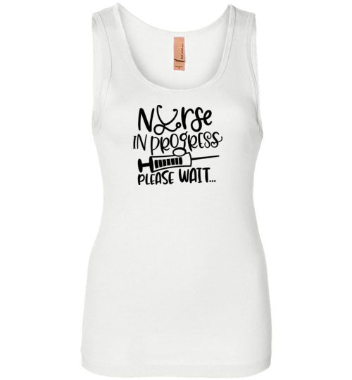 Nurse in Progress Please Wait Tank Top