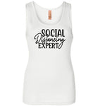 Social Distancing Expert Tank Top