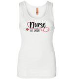 Nurse Est 2020 Shirt - Nursing School Student Graduation Tank Top | Class Of 2020 Grad