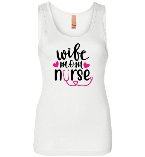 Wife Mom Nurse Tank Top