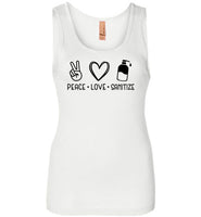 Peace Love Sanitize Tank Top