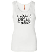 I Survived Nursing School Tank Top