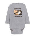 It's Guinea Be a Good Wheek Guinea Pig Long Sleeve Body Suit for Babies