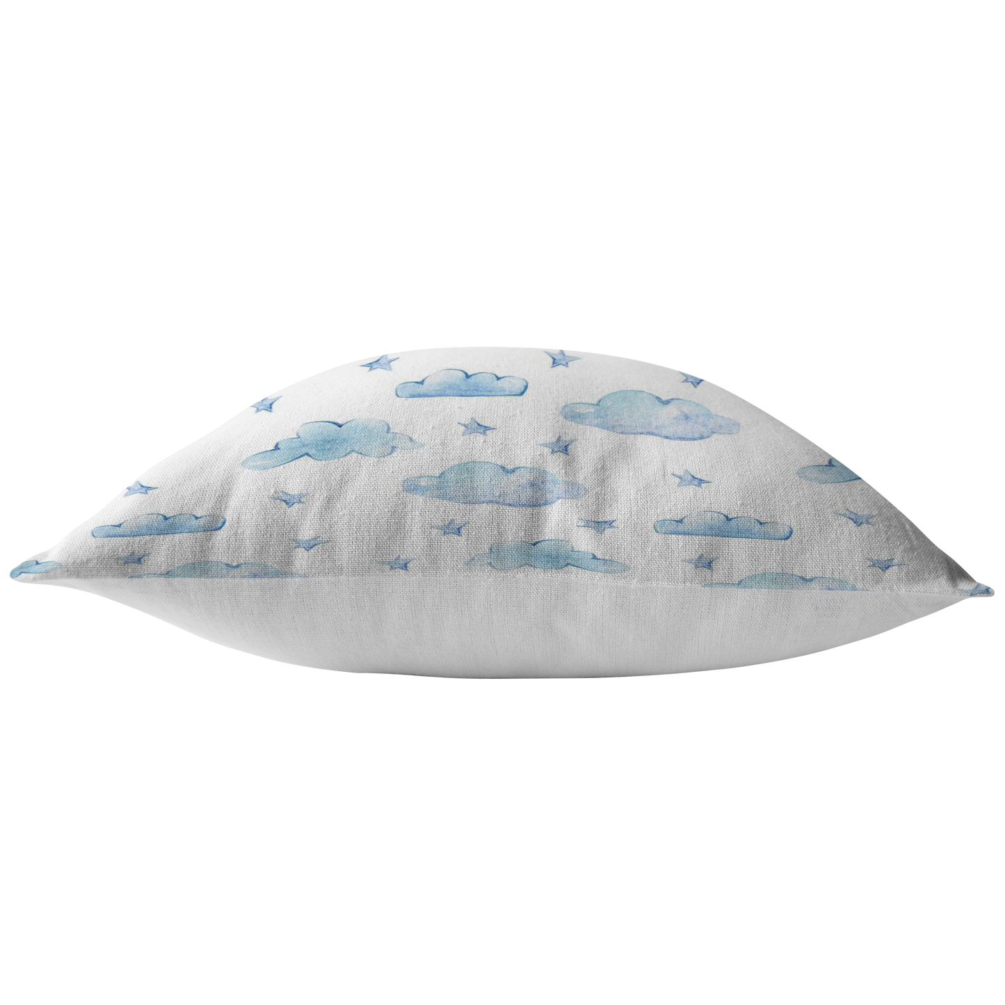 Blue and White Cloud Pillow or Zip Cover | Cloud Theme Baby Shower Decor | Cloud Nursery Baby Room | Pillow for Kids Girl Boy