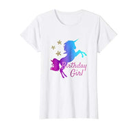 Unicorn Birthday T-Shirt - Birthday Outfit & Gift for Girls