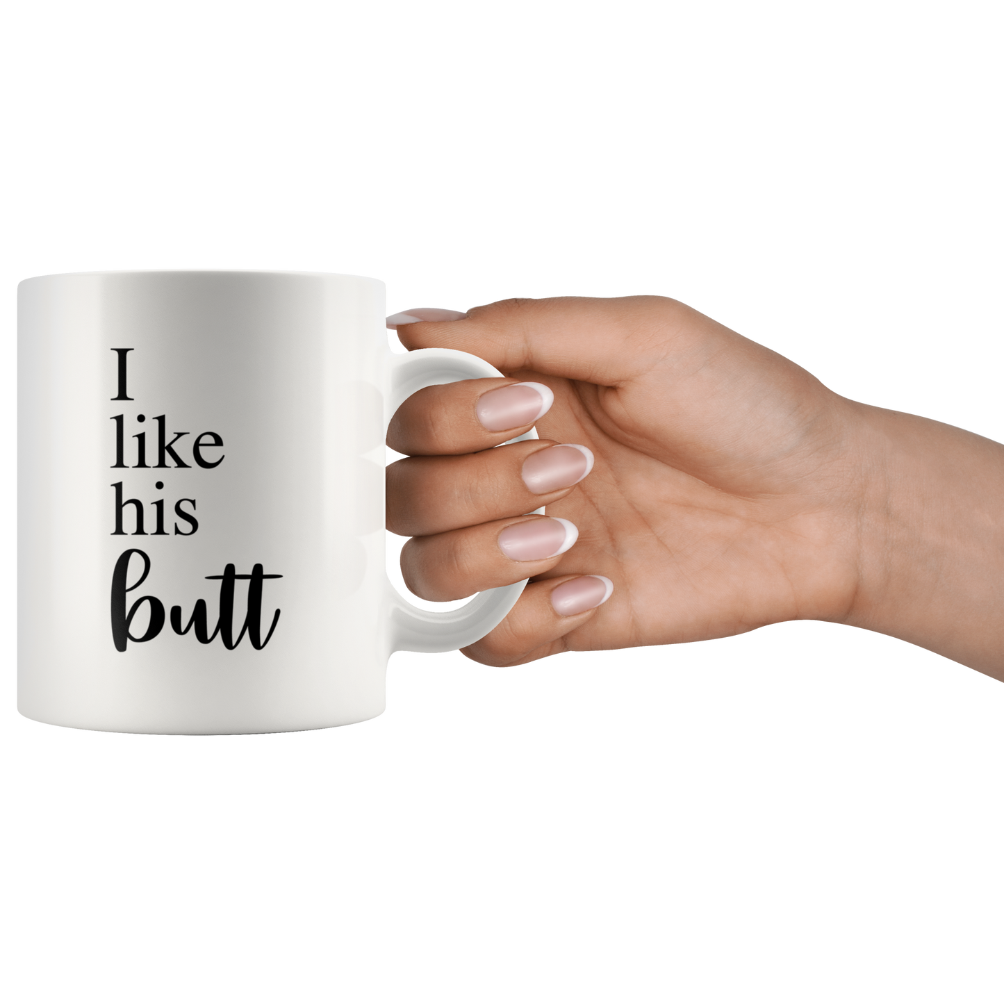 I Like Her Boobs I Like His Butt Matching Mug Set