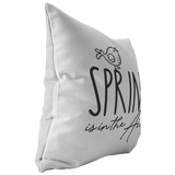 Spring Is in the Air Throw Pillow or Cover with Insert | 16x16 18x18 20x20 26x26 | Decorative Case