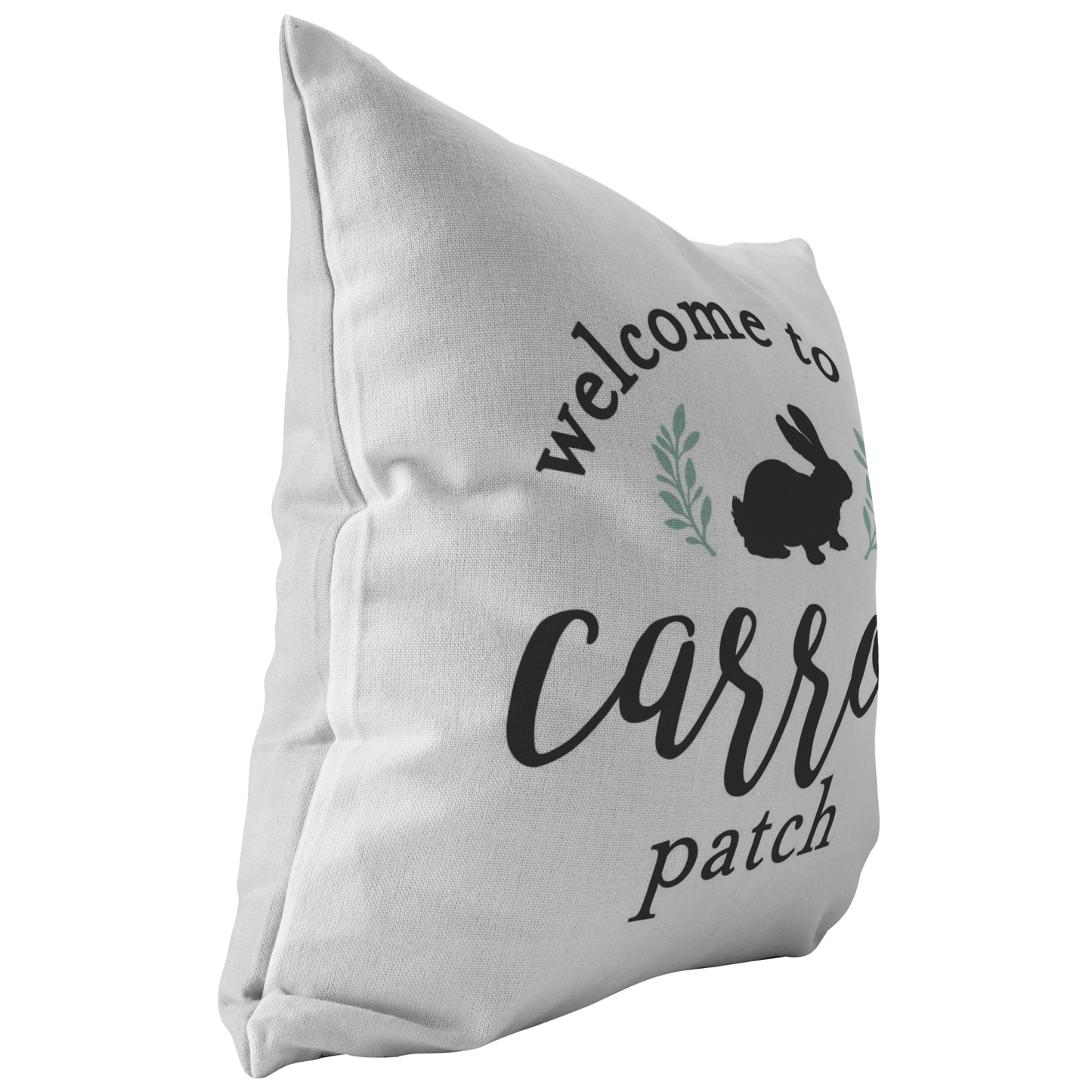 Welcome to Our Carrot Patch Pillow or Pillow Cover with Insert 16x16 18x18 20x20 26x26 |