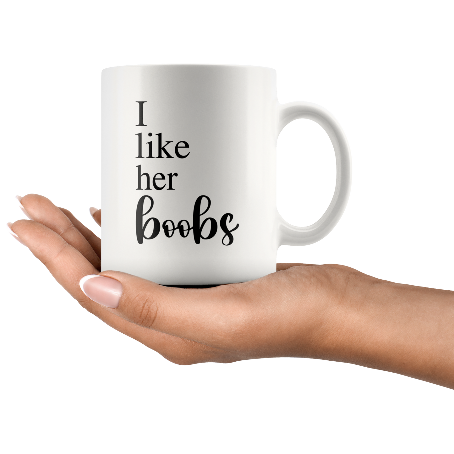 I Like Her Boobs I Like His Butt Matching Mug Set