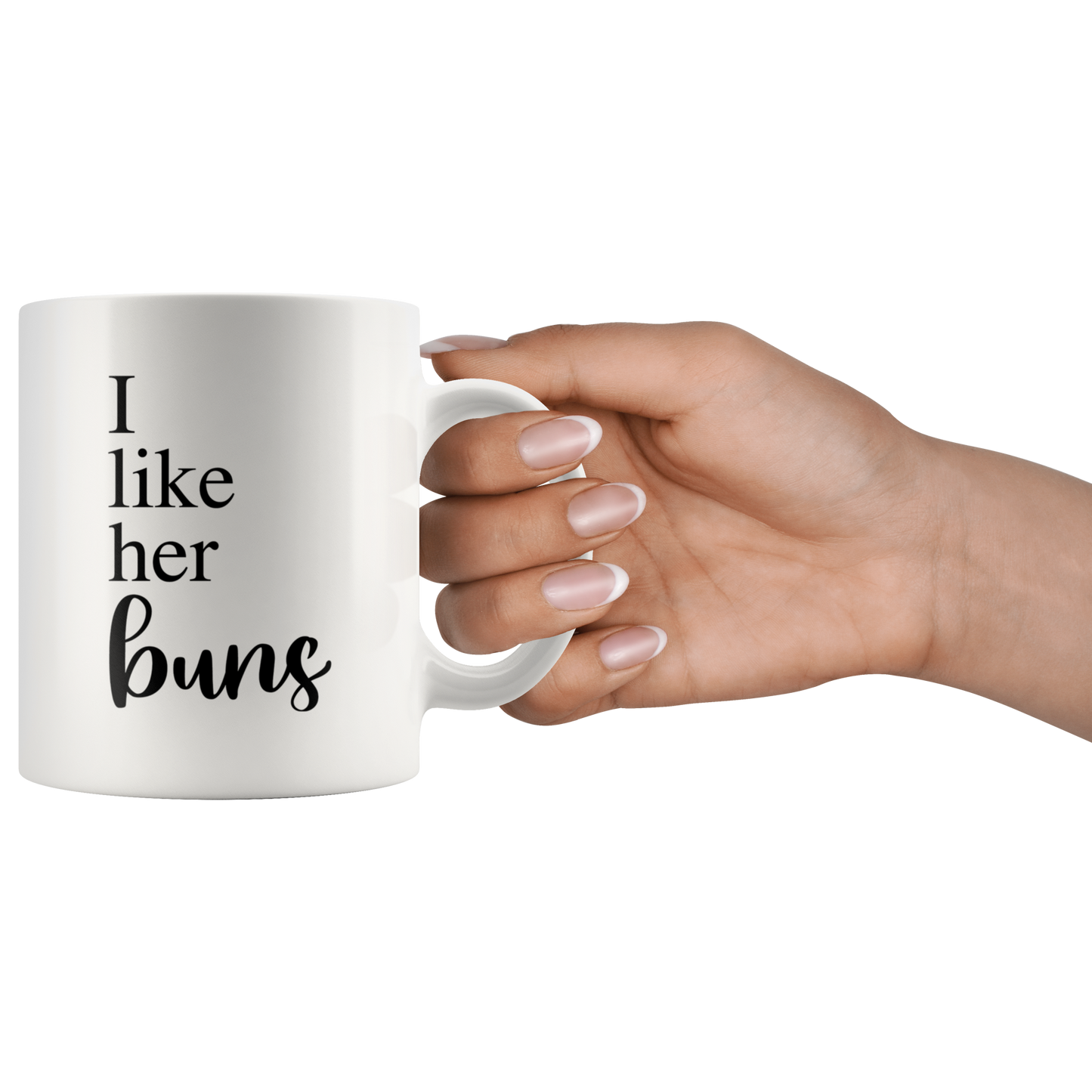 I Like Her Buns I Like His Guns Matching Mug Set | Hers and Hers Gift | Funny Couple Mugs for Husband Wife Girlfriend Boyfriend