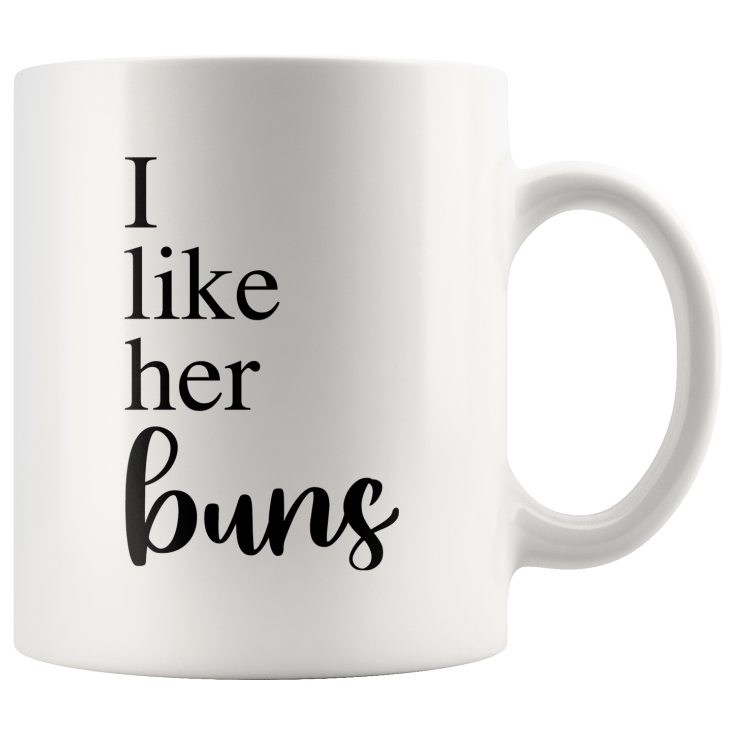 I Like Her Buns I Like His Guns Matching Mug Set | Hers and Hers Gift | Funny Couple Mugs for Husband Wife Girlfriend Boyfriend