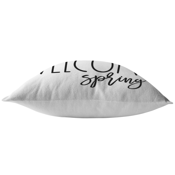 Welcome Spring Pillow or Pillow Cover |