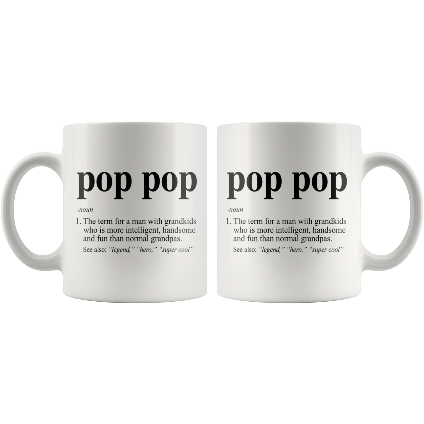 Pop Pop Definition Mug