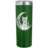 Celestial Black Cat Moon 22oz Skinny Tumbler