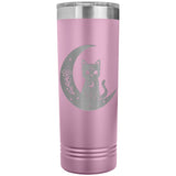 Celestial Black Cat Moon 22oz Skinny Tumbler