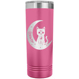 Celestial Black Cat Moon 22oz Skinny Tumbler