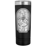 Distilled Rat Poison 22oz Skinny Tumbler Funny Halloween Thermos