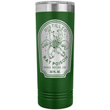 Distilled Rat Poison 22oz Skinny Tumbler Funny Halloween Thermos