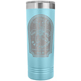 Distilled Rat Poison 22oz Skinny Tumbler Funny Halloween Thermos