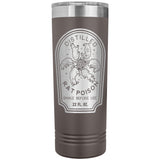 Distilled Rat Poison 22oz Skinny Tumbler Funny Halloween Thermos