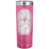 Distilled Rat Poison 22oz Skinny Tumbler Funny Halloween Thermos