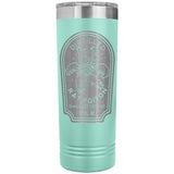 Distilled Rat Poison 22oz Skinny Tumbler Funny Halloween Thermos