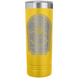 Distilled Rat Poison 22oz Skinny Tumbler Funny Halloween Thermos