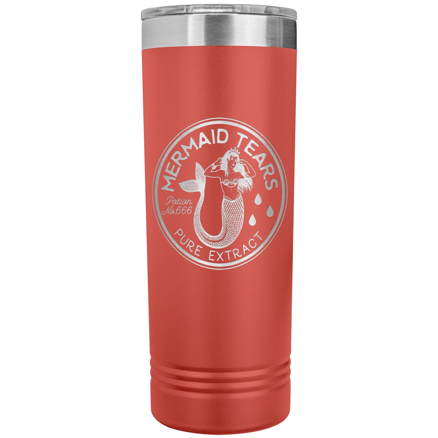 Mermaid Tears 22oz Skinny Tumbler Funny Halloween