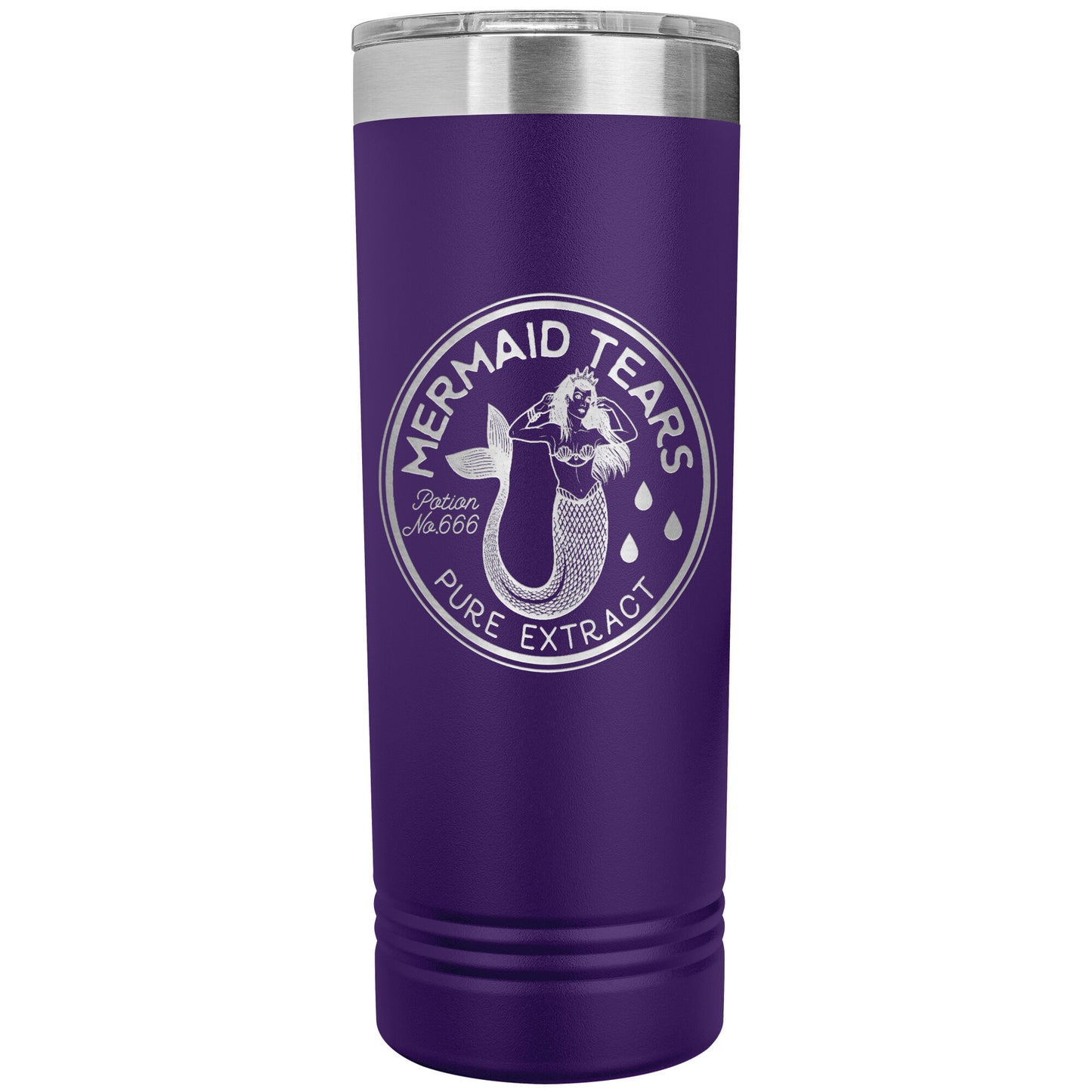 Mermaid Tears 22oz Skinny Tumbler Funny Halloween