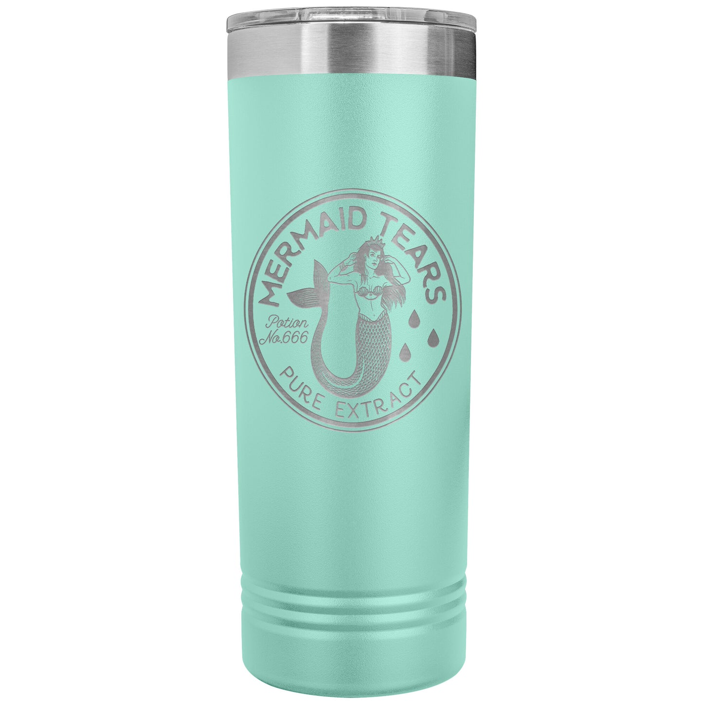 Mermaid Tears 22oz Skinny Tumbler Funny Halloween