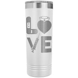 Nurse Love 22oz Skinny Tumbler Laser Engraving Nursing Birthday Christmas Gift