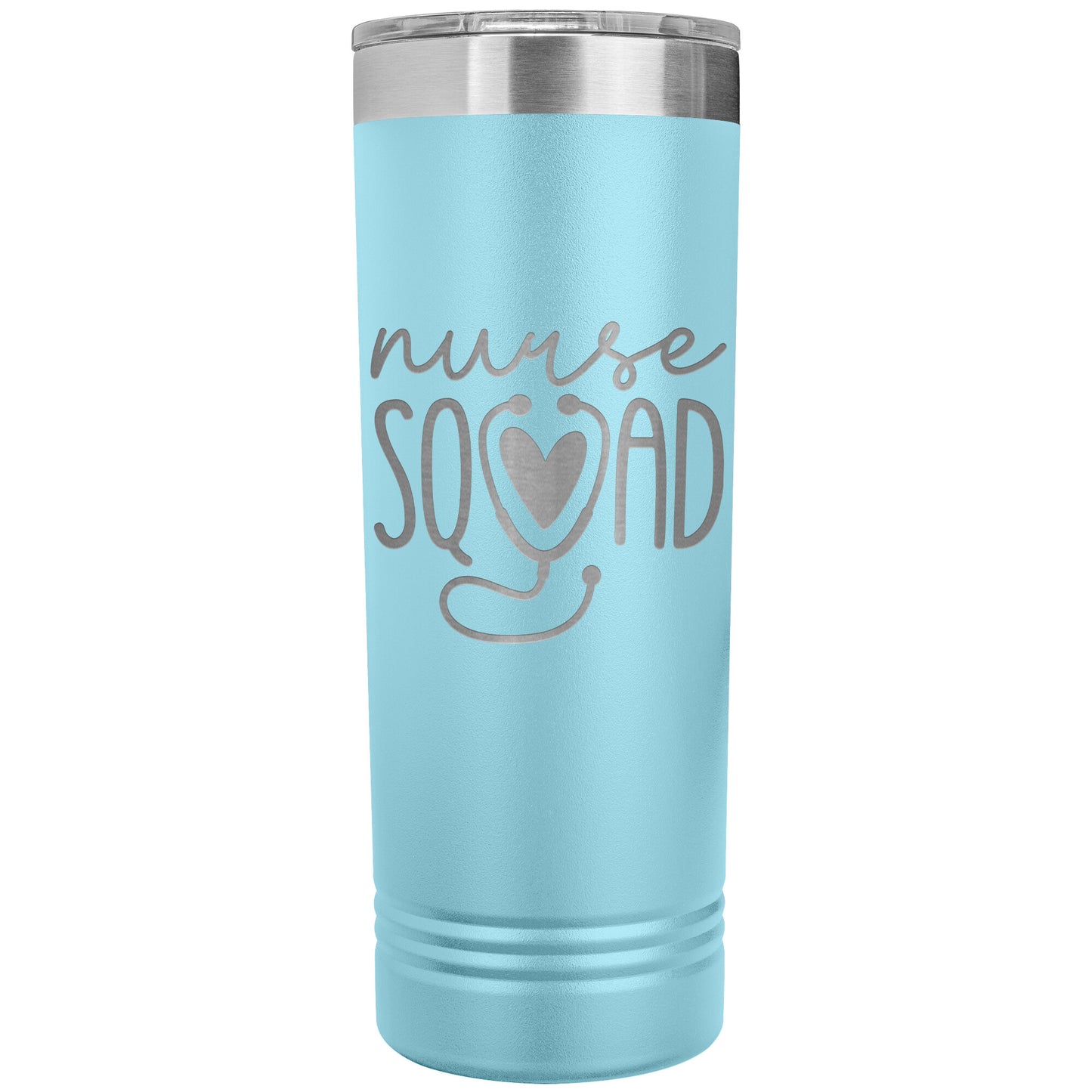 Nurse Squad 22oz Skinny Tumber Laser Engraved