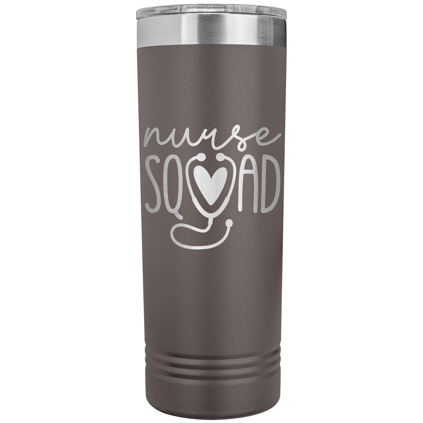 Nurse Squad 22oz Skinny Tumber Laser Engraved