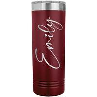 Personalized 22 oz Skinny Tumbler