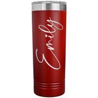 Personalized 22 oz Skinny Tumbler