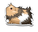 Guinea Pig Decal Pack | 5 Vinyl Decals | Cute Cavy Animal Sticker Set for Laptop, Notebook, Mug, Wall, Tumbler, Cell Phone and More