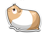 Guinea Pig Decal Pack | 5 Vinyl Decals | Cute Cavy Animal Sticker Set for Laptop, Notebook, Mug, Wall, Tumbler, Cell Phone and More