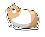Guinea Pig Decal Pack | 5 Vinyl Decals | Cute Cavy Animal Sticker Set for Laptop, Notebook, Mug, Wall, Tumbler, Cell Phone and More