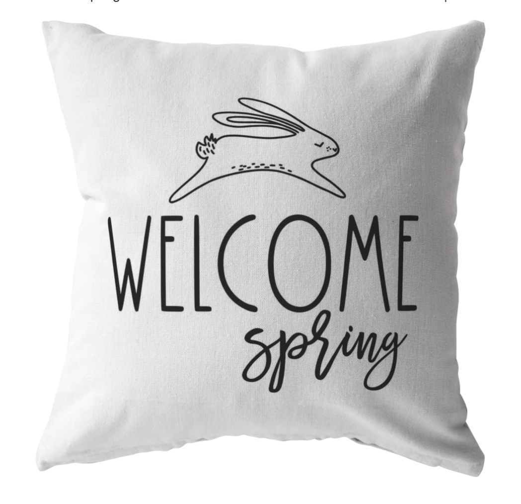 Spring Pillow or Cover with Insert 16x16 18x18 20x20 26x26 |