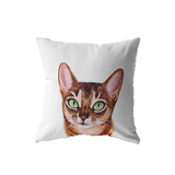 Abyssinian Cat Pillow or Zip Cover