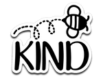 Bee Kind Vinyl Decal Sticker
