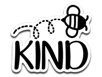 Bee Kind Vinyl Decal Sticker