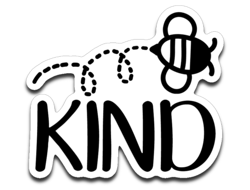 Bee Kind Vinyl Decal Sticker