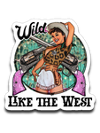 Wild Like the West Vinyl Decal Sticker