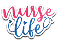 Nurse Life Vinyl Decal Sticker