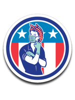 Rosie the Riveter Nurse Decal